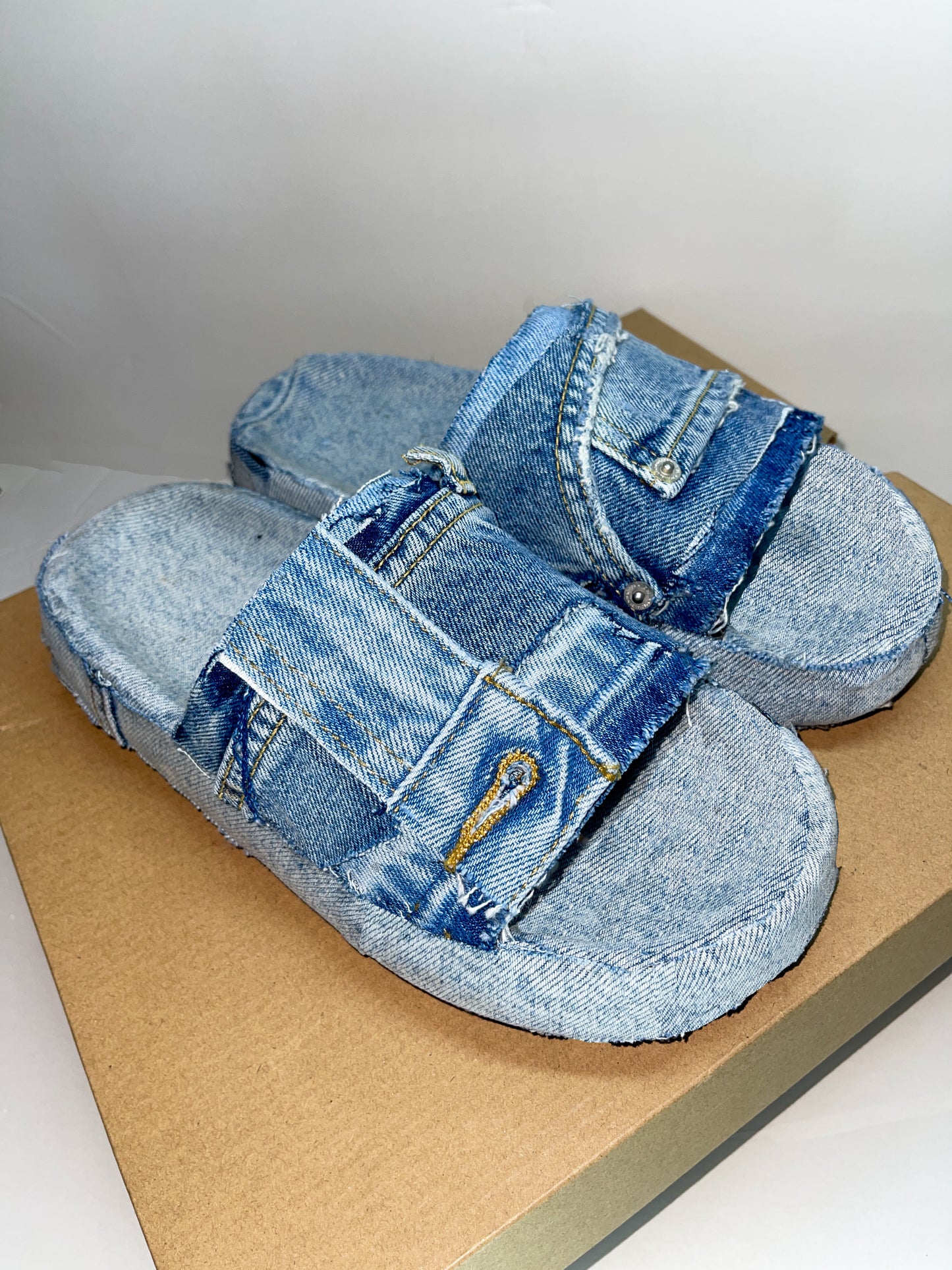 Indigo Denim Slips