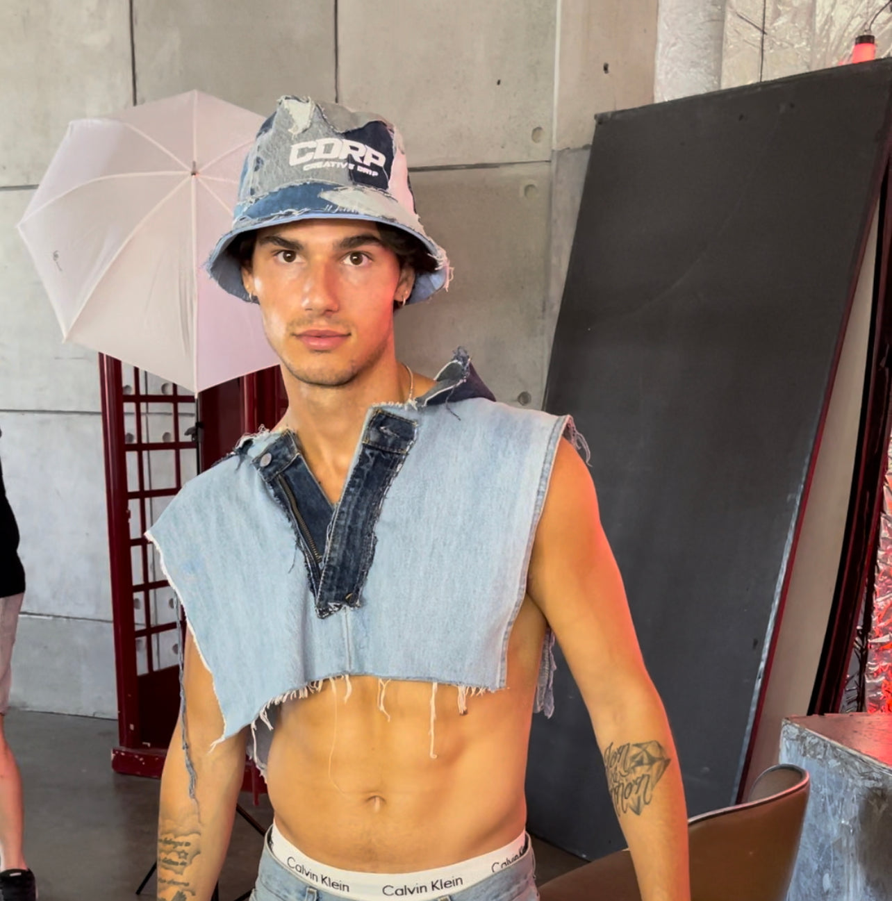 Denim Bucket Hat