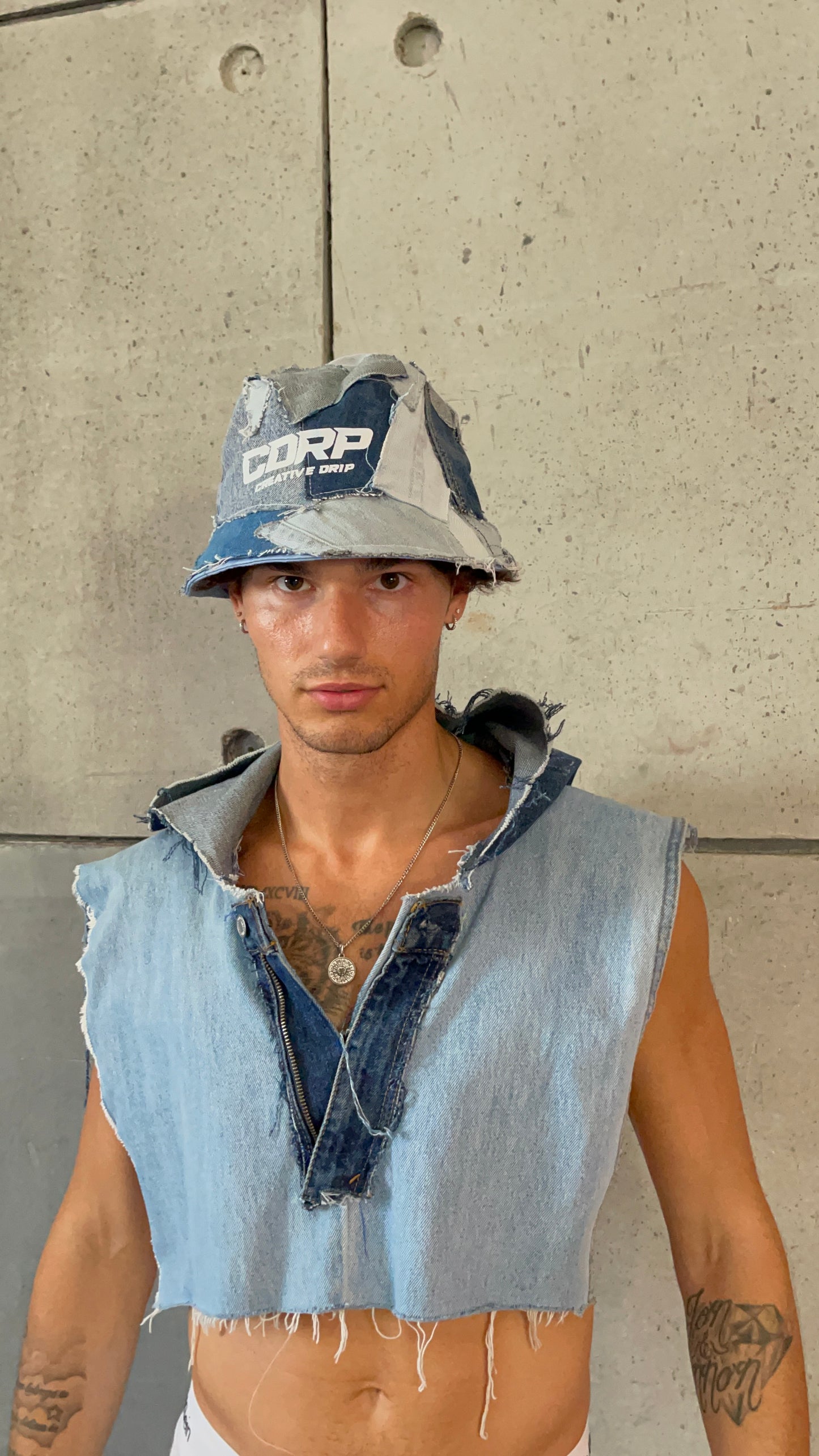 Denim Bucket Hat