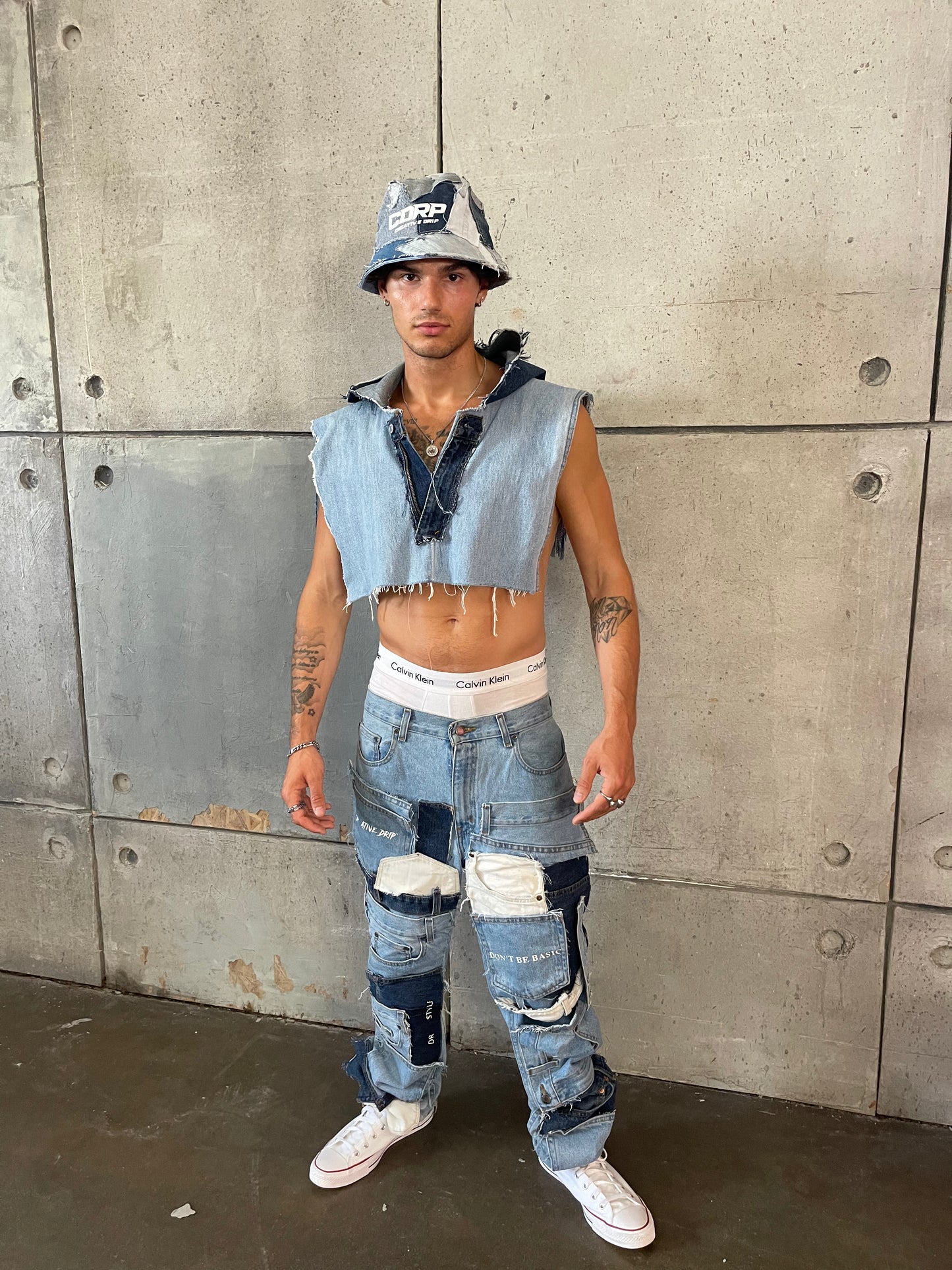 Denim Bucket Hat