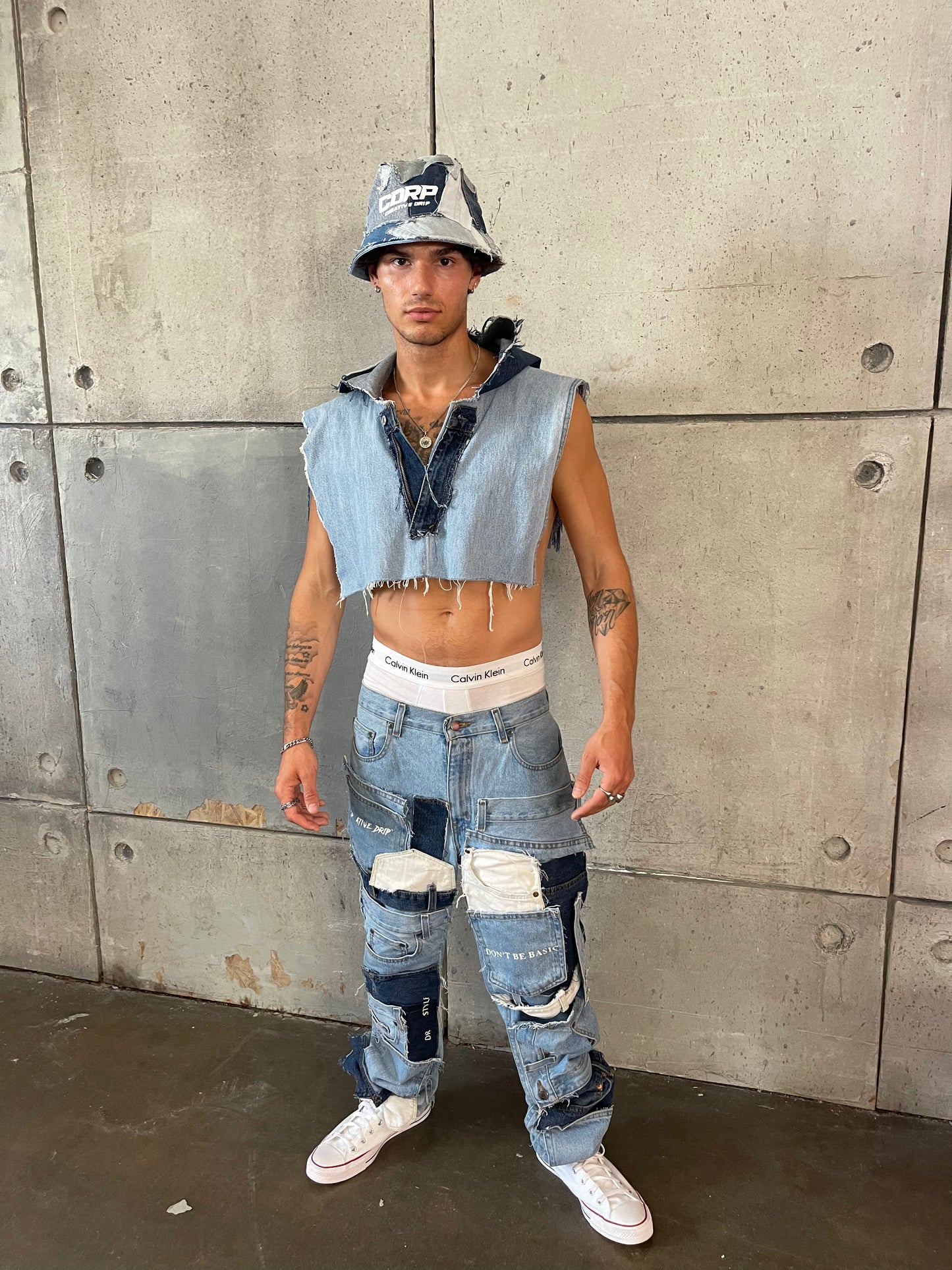 Denim Bucket Hat