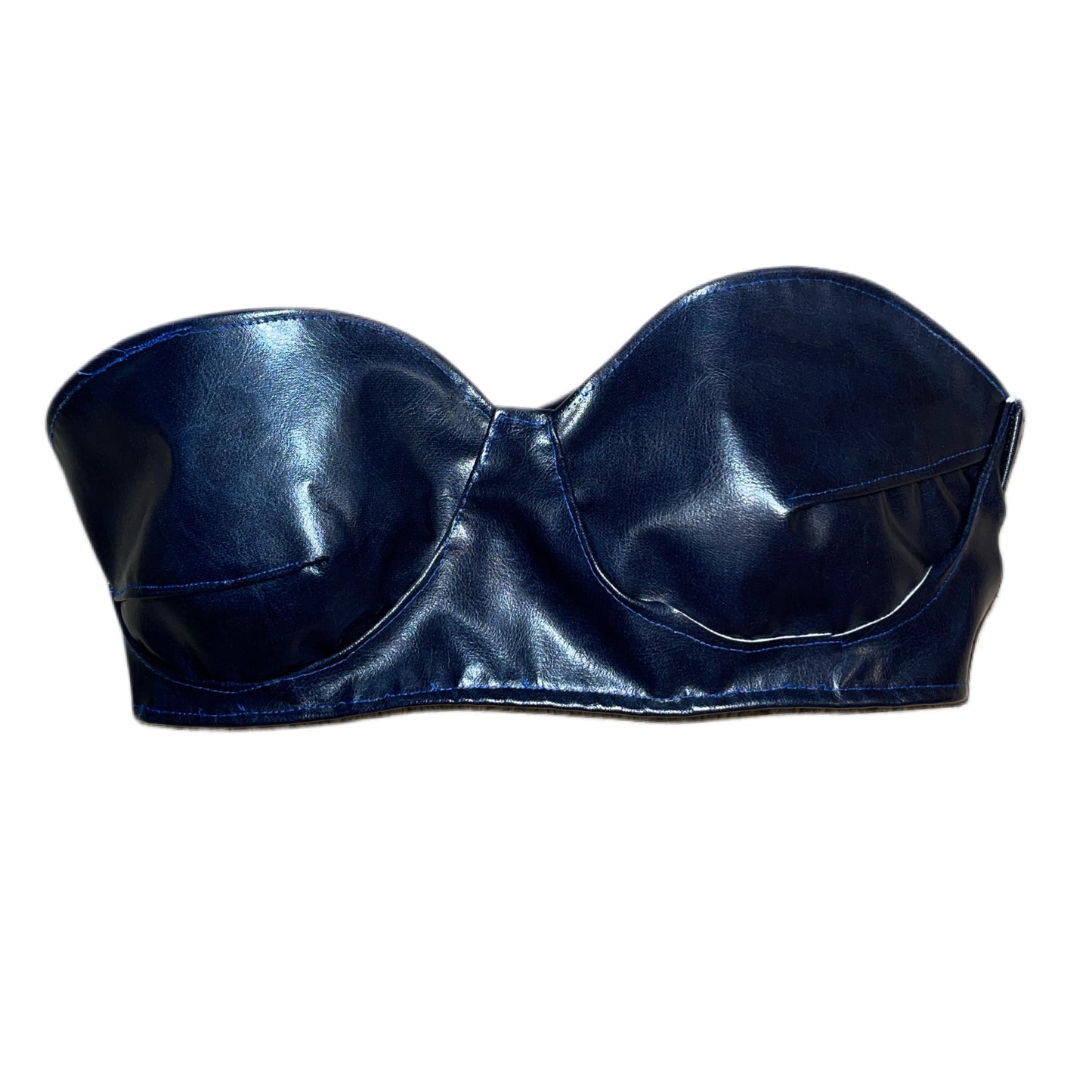 Faux-Leather Bandeau