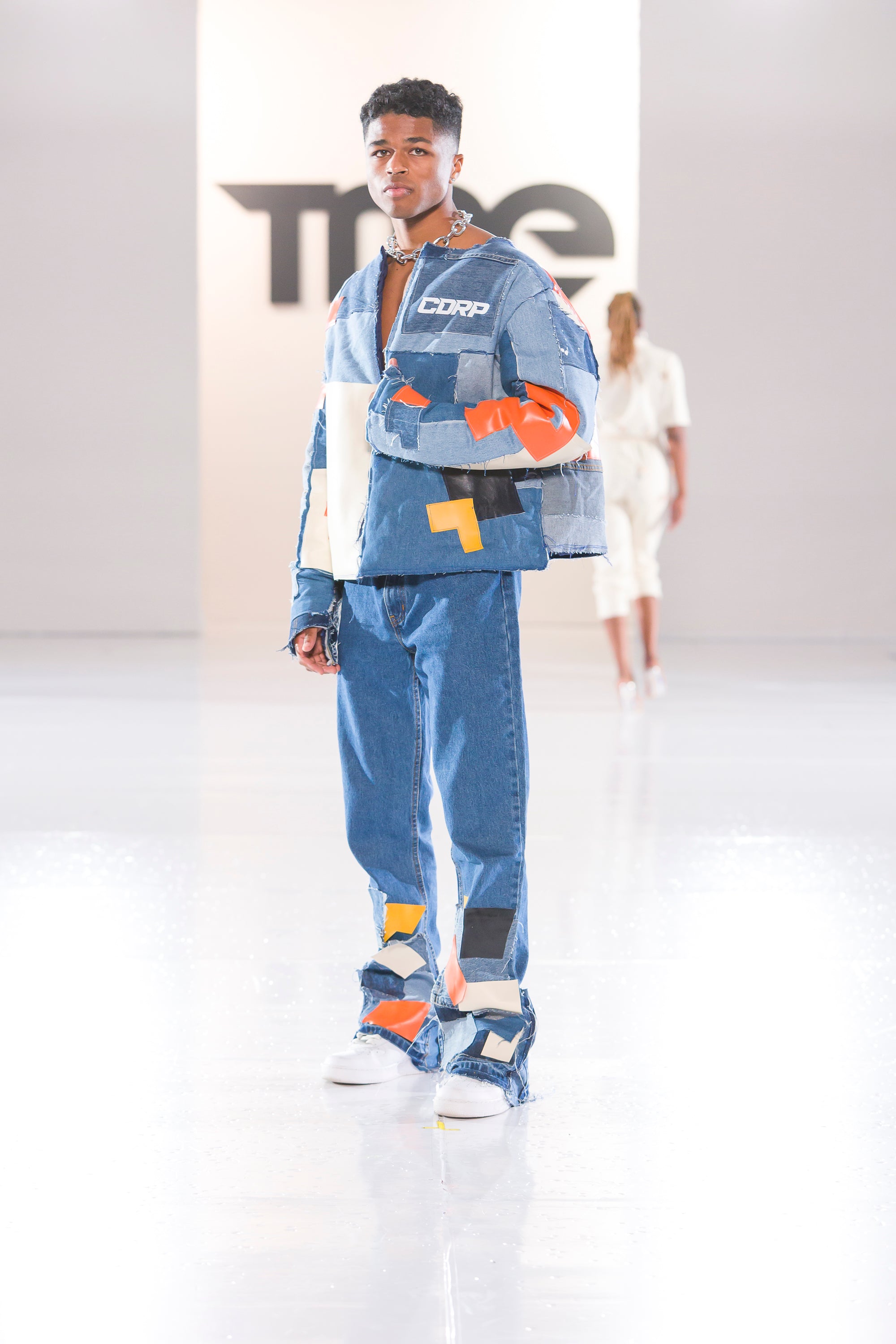 Faux Flare Denim Set