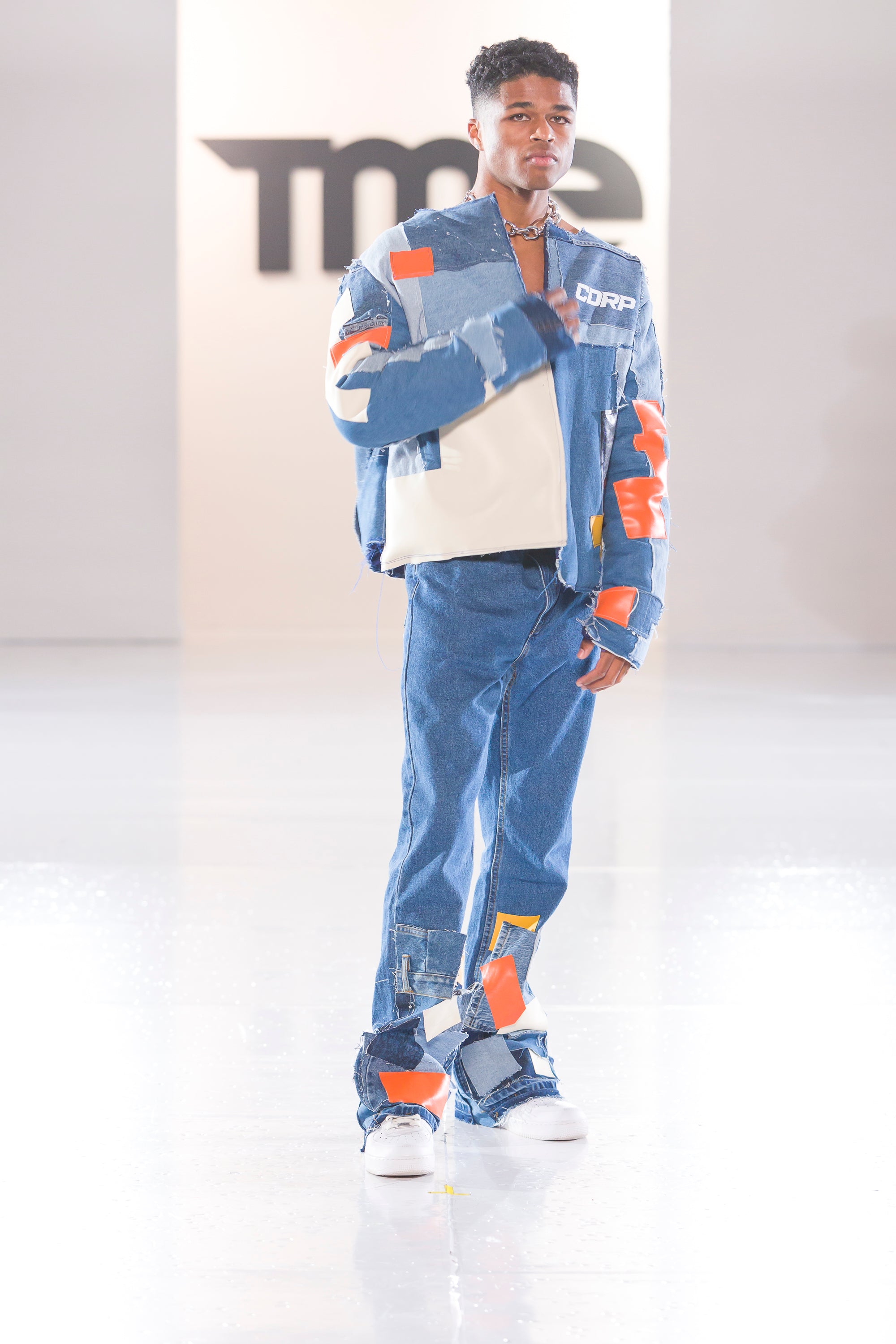 Faux Flare Denim Set