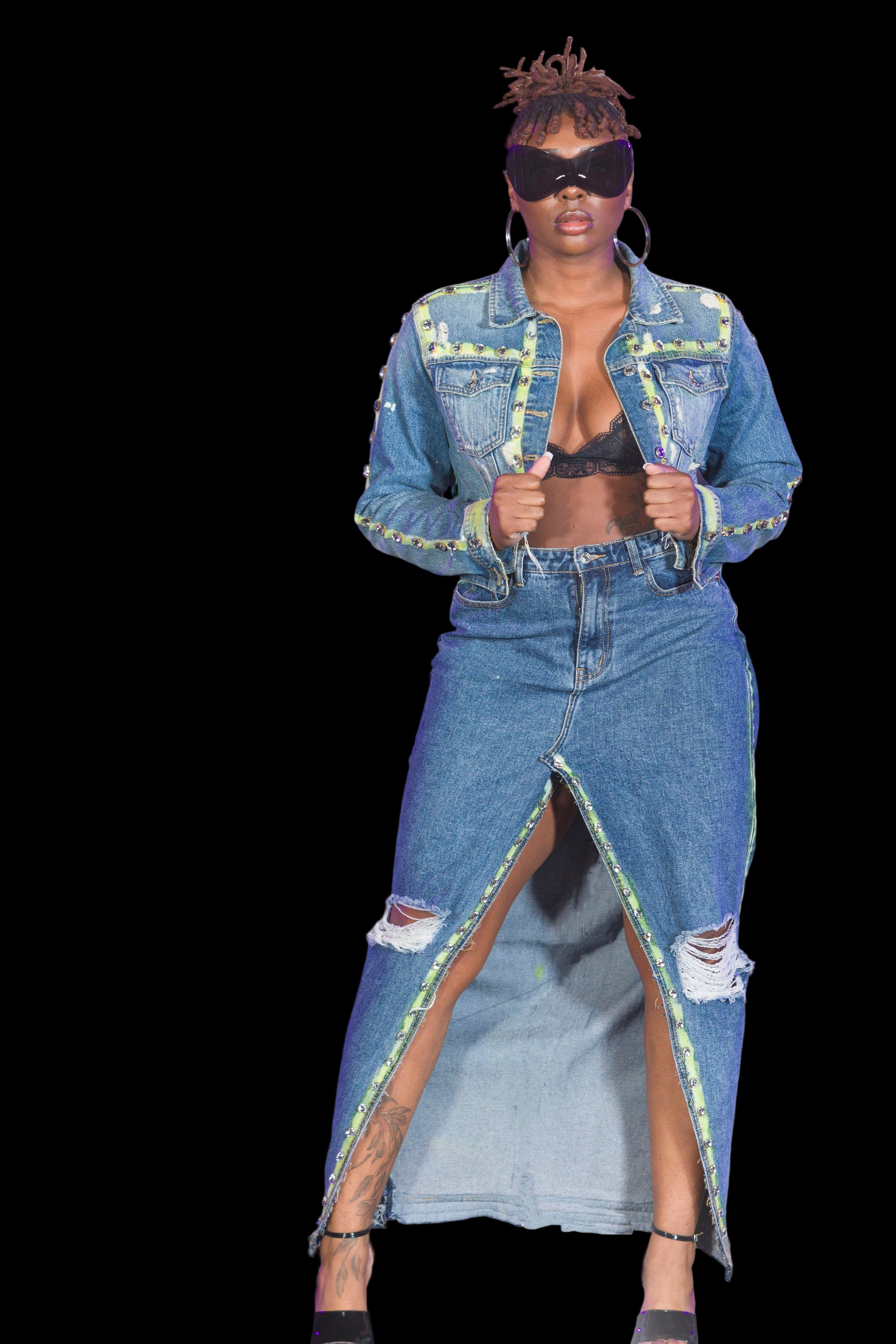 Jaded Gem Maxi Skirt Set