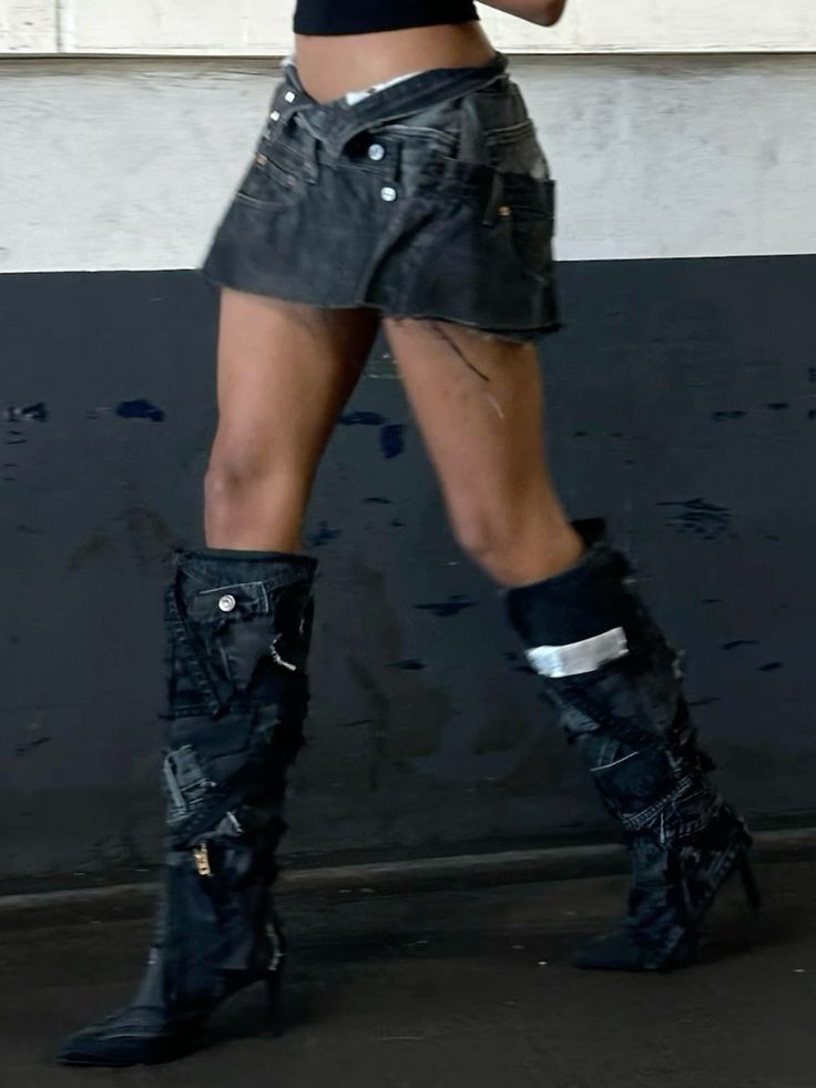 Stacked Mini Skirt 2