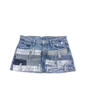 Denim Buckle Mini Skirt