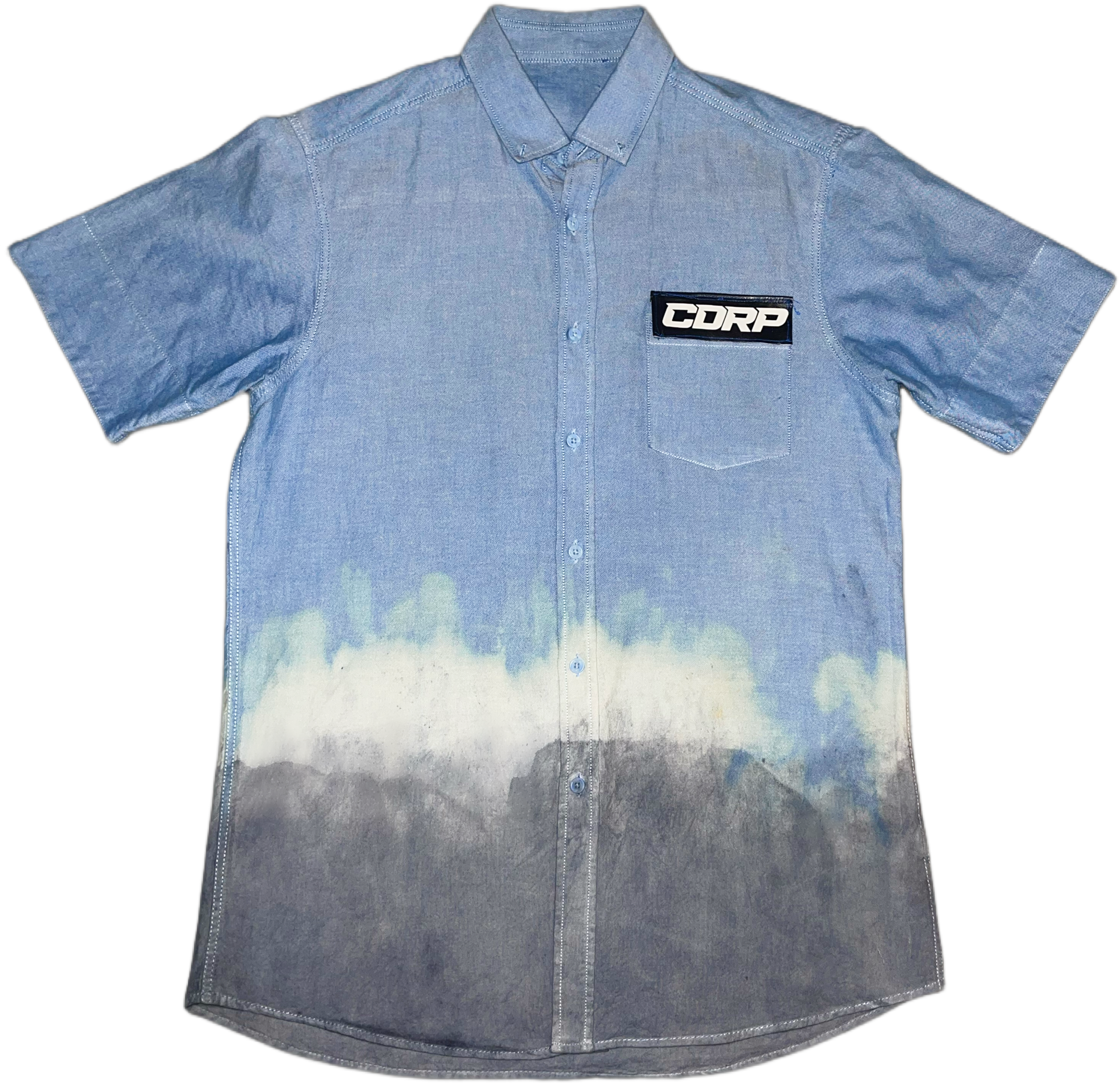 Overdyed Blue Shirt