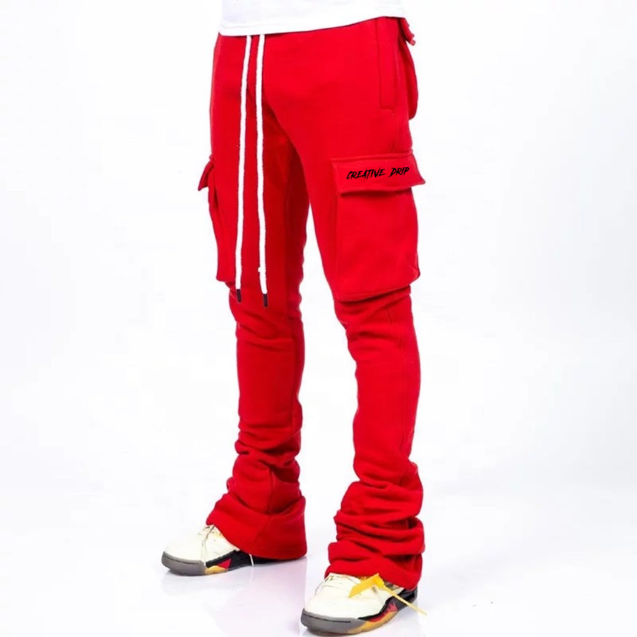 Stacked Cargo Joggers