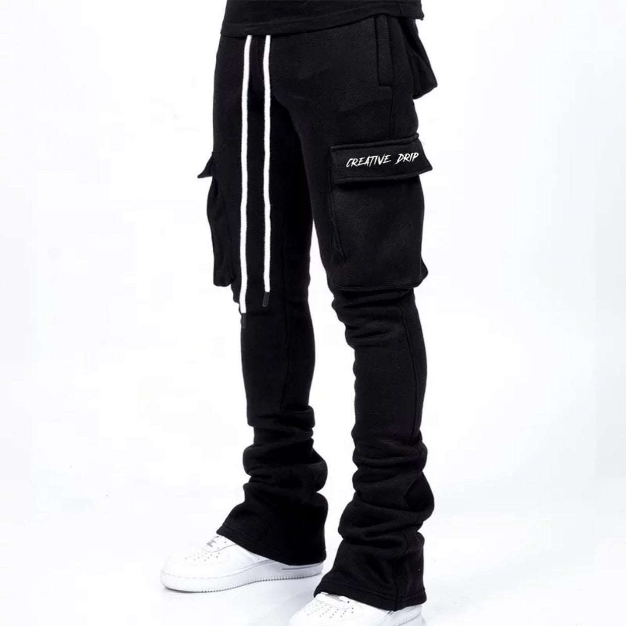 Stacked Cargo Joggers