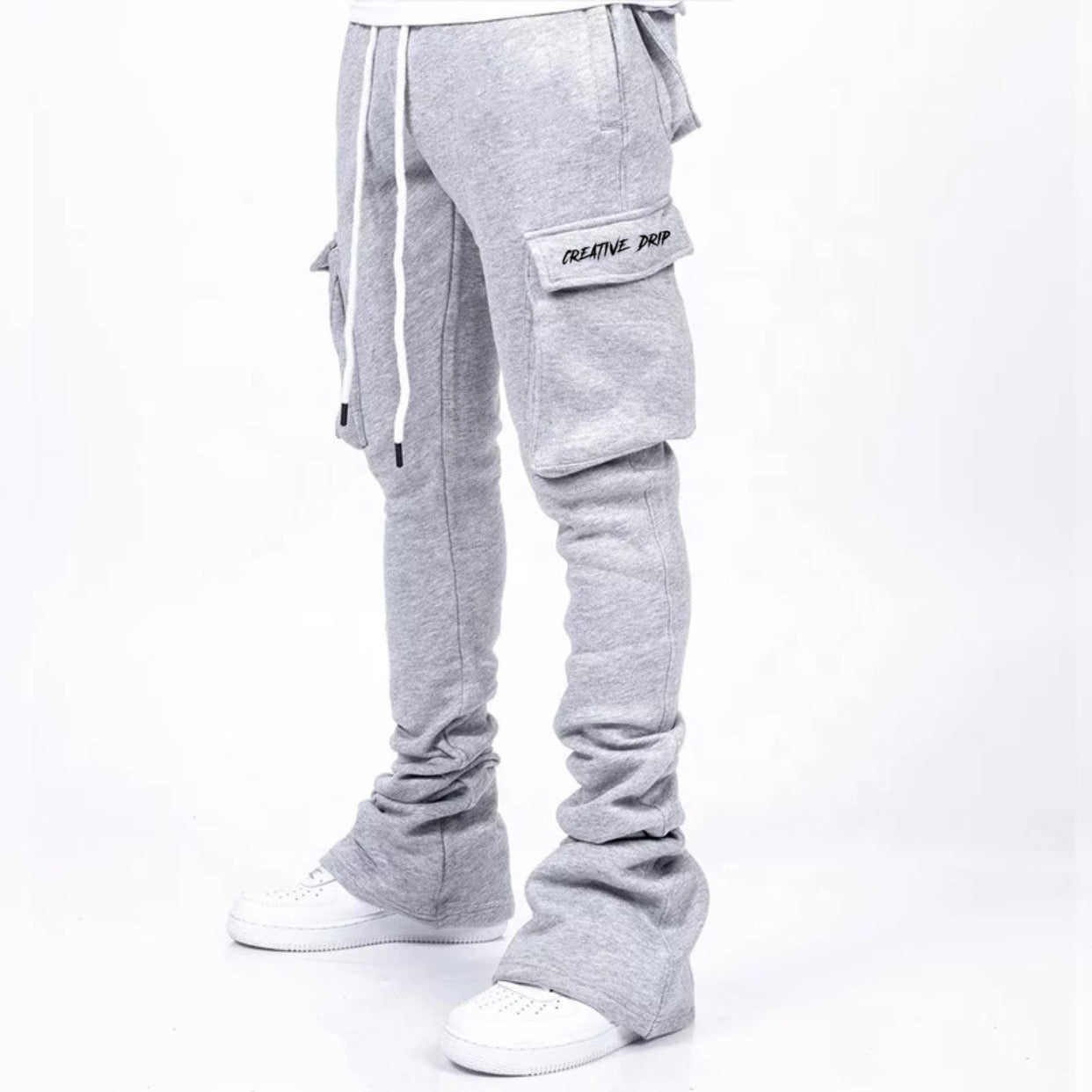 Stacked Cargo Joggers